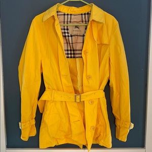 Burberry rain coat
